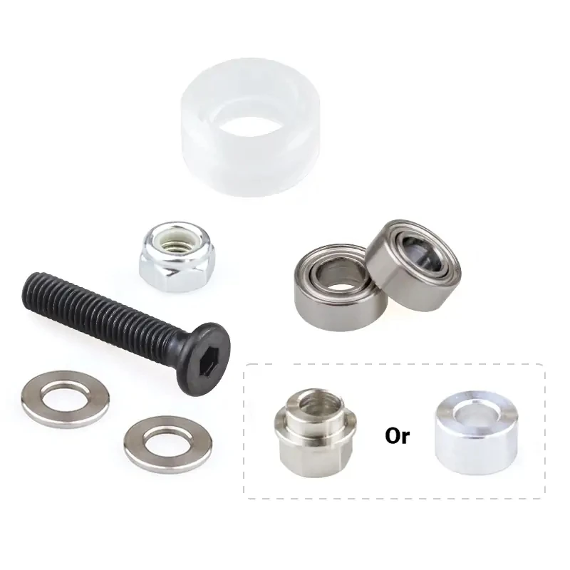 V Slot Wheel - ชุดล้อวีโพลีคาร์บอเนต 10 ชิ้น ล้อพูลเลย์ขนาดเล็กแบบใส สำหรับรางวีสล็อต OpenBuilds