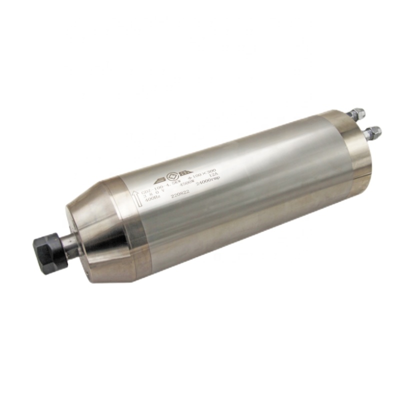 Water Cooled Spindle - มอเตอร์แกนหมุนระบายความร้อนด้วยน้ำรุ่นใหม่ ประหยัดพลังงาน ใช้งานได้ยาวนาน บำรุงรักษาง่าย คุณภาพดี ข้อต่อ