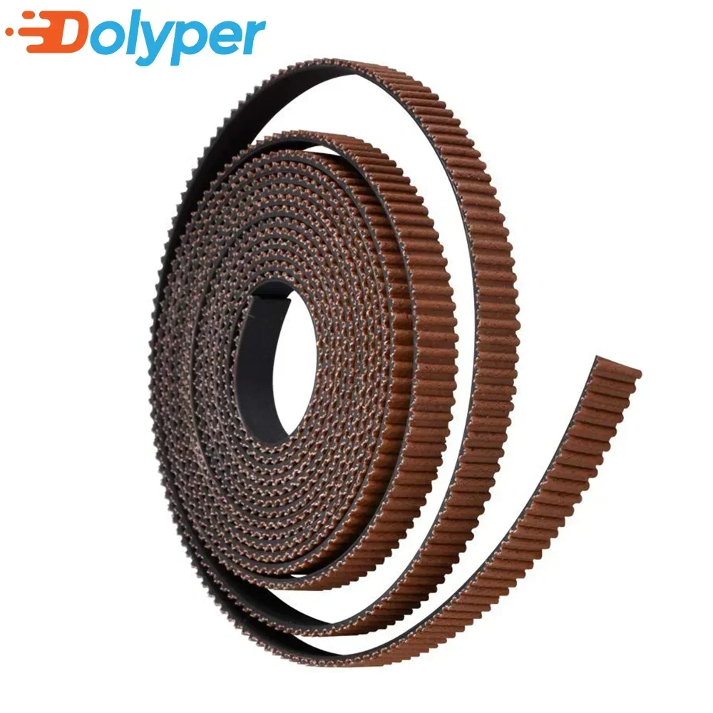 Gt2 Belt - สายพานไทม์มิ่ง GT2 2/5ม. อัพเกรดรุ่นกันลื่นความกว้าง6/10มม. เหมาะสำหรับเครื่องพิมพ์3D และเครื่องพิมพ์ขับเคลื่อนด้วยสายพานส่วนใหญ่3D