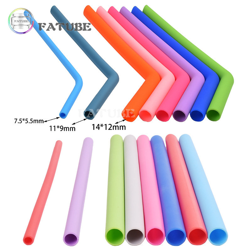 Coupling 8Mm - หลอดซิลิโคนแบบโค้งและแบบตรง 10 ชิ้น ขนาด 14 *