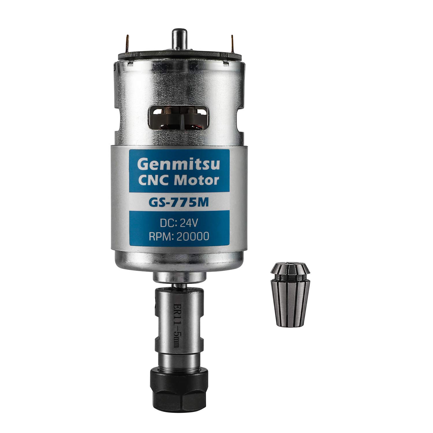 3018 Cnc - Genmitsu GS-775M 20000รอบต่อนาที775 CNC แกนหมุนมอเตอร์พร้อมชุดคอลเล็ต ER11