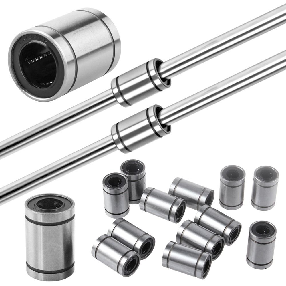 Lm8Uu Bearing - ชุบนิกเกิลสําหรับ 3D เครื่องพิมพ์ CNC Part LM3UU