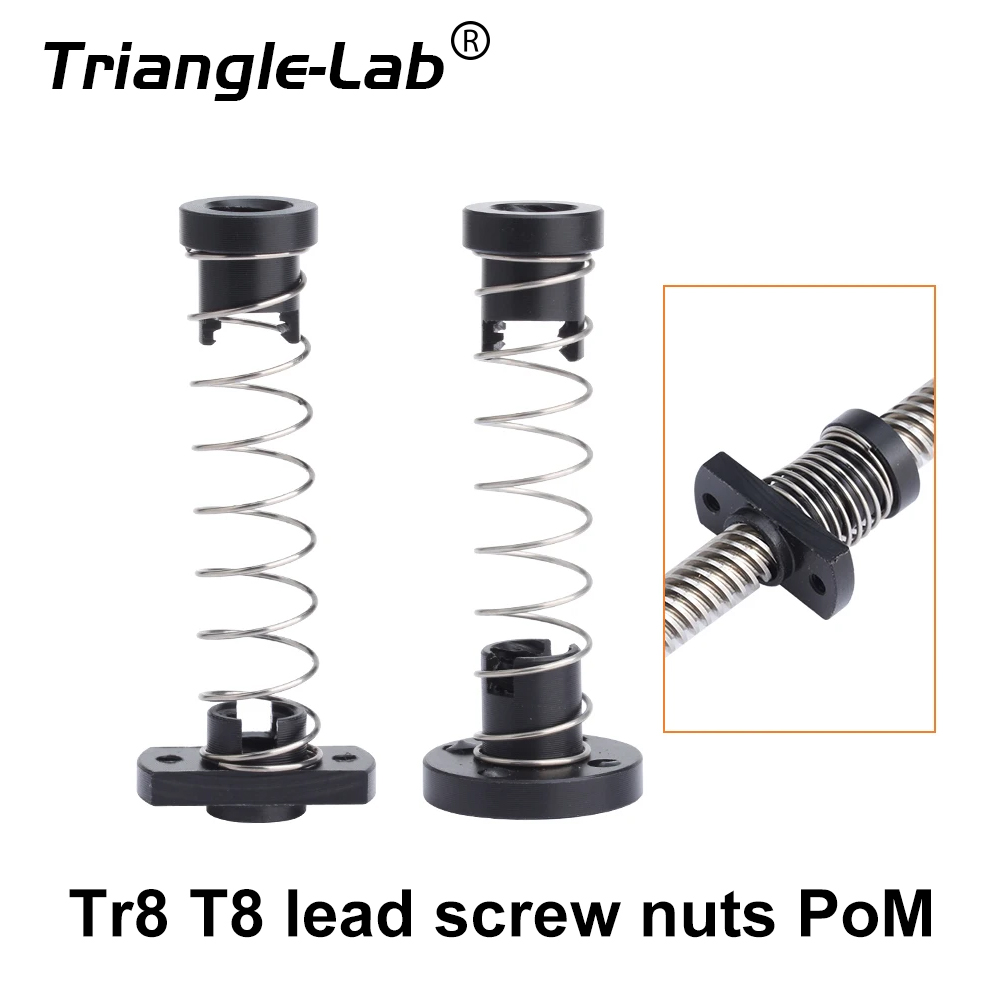 Lead Screw 8Mm - Trianglelab Tr8 T8 น็อตสกรูตะกั่ว POM น็อตป้องกันการเคลื่อนย้ายย้อนกลับ