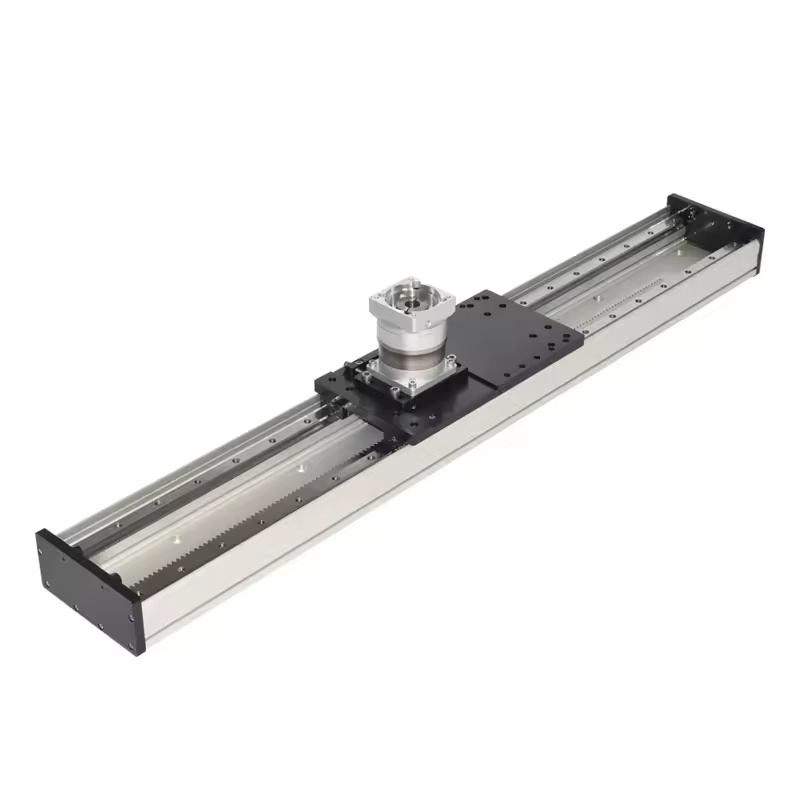 Linear Rail - โมดูลรางเลื่อนแบบคู่รางกว้างพร้อมเฟืองแร็คและพินเนียนสำหรับงานหนัก รุ่น RXC210 CNC พร้อมระบบนำทางเชิงเส้นความแม่นยำสูง