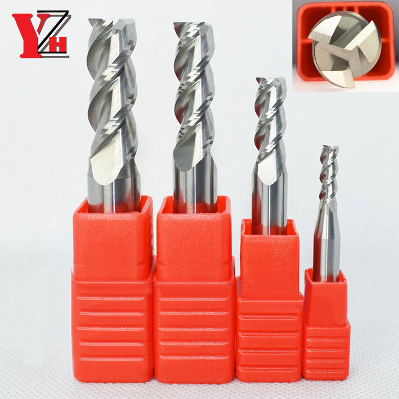 Carbide End Mill - ดอกกัด YZH HRC60 ขนาดเส้นผ่านศูนย์กลาง 1.05 มม.