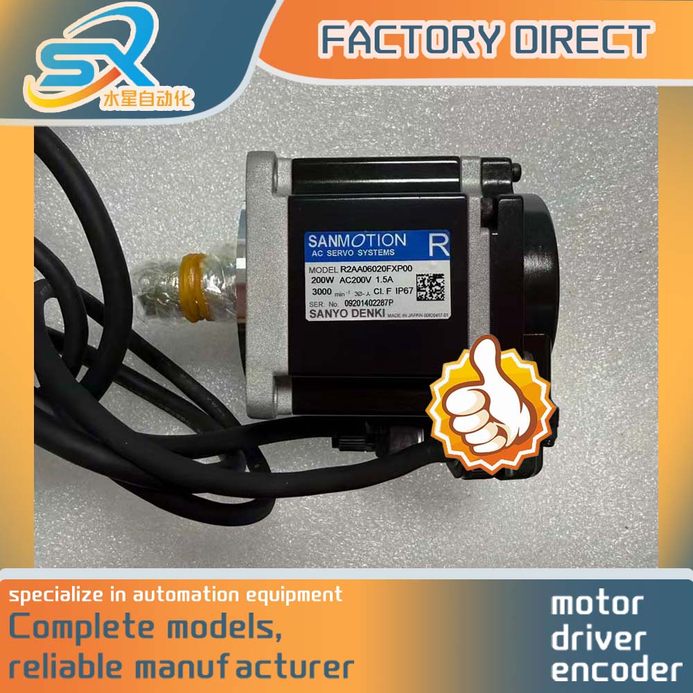 Servo Motor - มอเตอร์เซอร์โว AC สำหรับหุ่นยนต์ R2AA06020FXP00 200w รับประกันคุณภาพและการจัดซื้อที่เชื่อถือได้