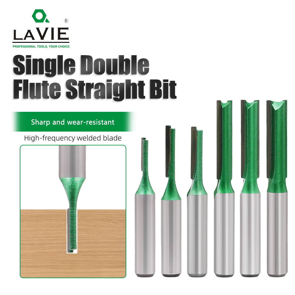 End Mill Set - ชุดดอกเราเตอร์เซาะร่อง LAVIE ขนาด 8 มม. 6