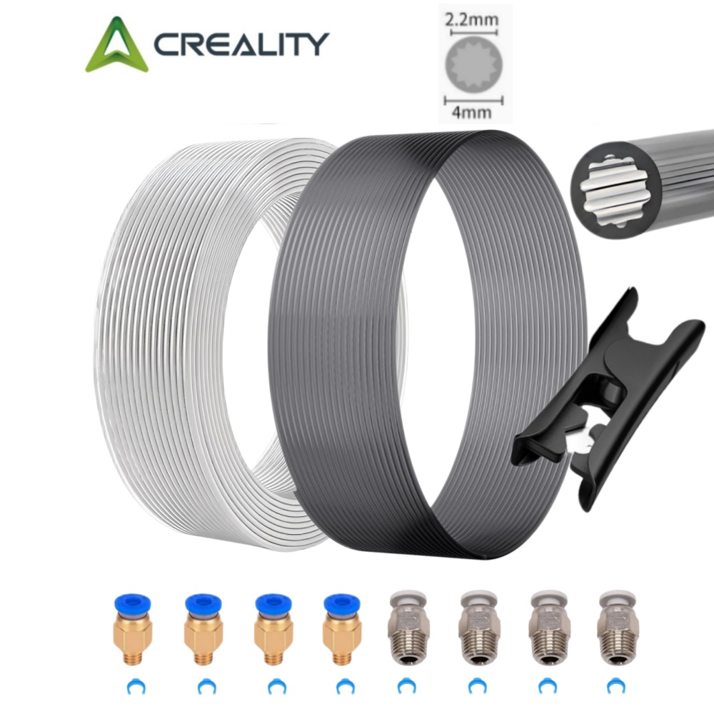 Aluminium Profile 2020 - Creality อัพเกรดวัสดุรูปดาวที่มีความต้านทานต่ำ ท่อ PTFE ขนาดเส้นผ่านศูนย์กลาง 4