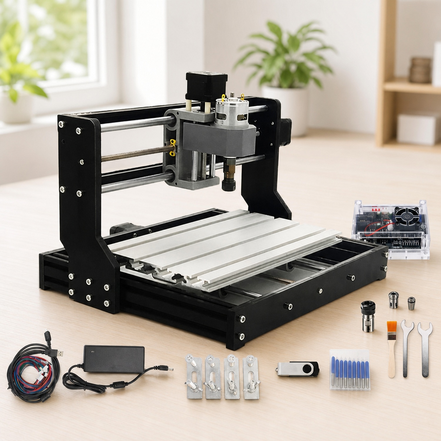 3018 Cnc - เครื่องแกะสลักและกัด CNC แบบ 3 แกน รุ่น