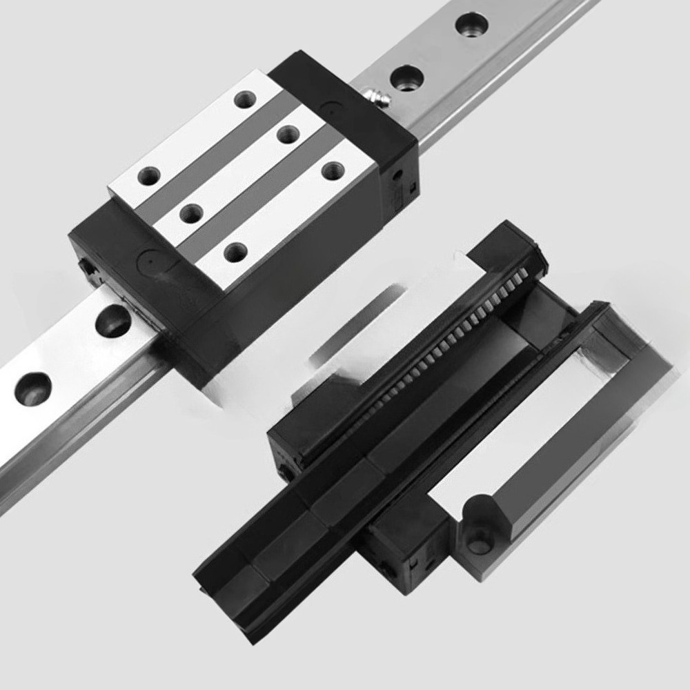 Linear Rail - รางเลื่อนแบบเส้นตรงราคาประหยัด พร้อมบล็อกเลื่อนแบบเคลื่อนที่เชิงเส้น สำหรับงานหนัก ใช้กับชิ้นส่วนเครื่องจักร CNC
