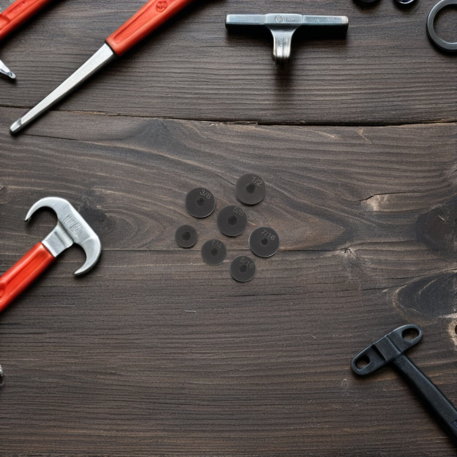 Drill Bit Set - ชุดดอกสว่านเจาะขยายแบบเจาะละเอียด 7 ชิ้น ทำจากเหล็กกล้าคาร์บอน พร้อมชุดแม่พิมพ์สำหรับเปลี่ยน ใช้กับเครื่องมือขยายท่อเบรก