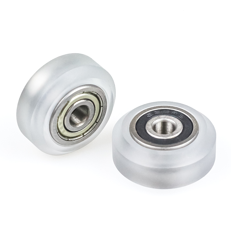 V Slot Wheel - 10 ชิ้น/ล็อตความแม่นยําสูง CNC Clear โพลีคาร์บอเนต Xtreme