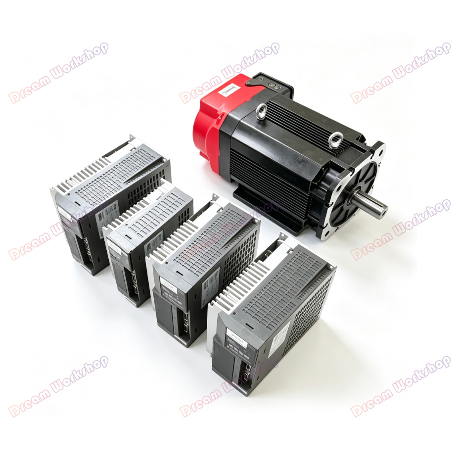 Spindle Motor - มอเตอร์เซอร์โวแบบอะซิงโครนัสแรงบิดสูง 2.2KW 1.5KW พร้อมไดรเวอร์ AC 380V