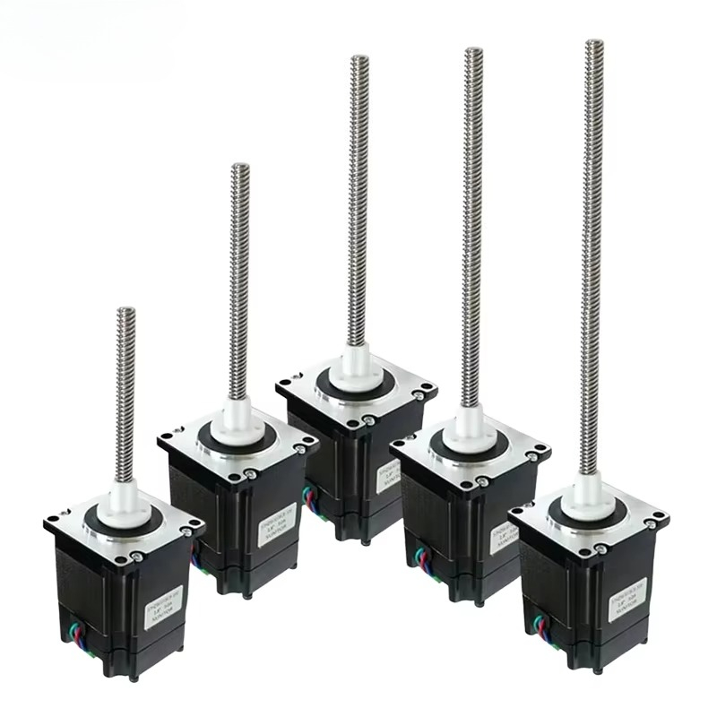 Nema23 Stepper - มอเตอร์สเต็ปเปอร์แบบสกรูในตัว Nema 23 มอเตอร์สเต็ปเปอร์แบบสกรูลิเนียร์พร้อมไดรเวอร์