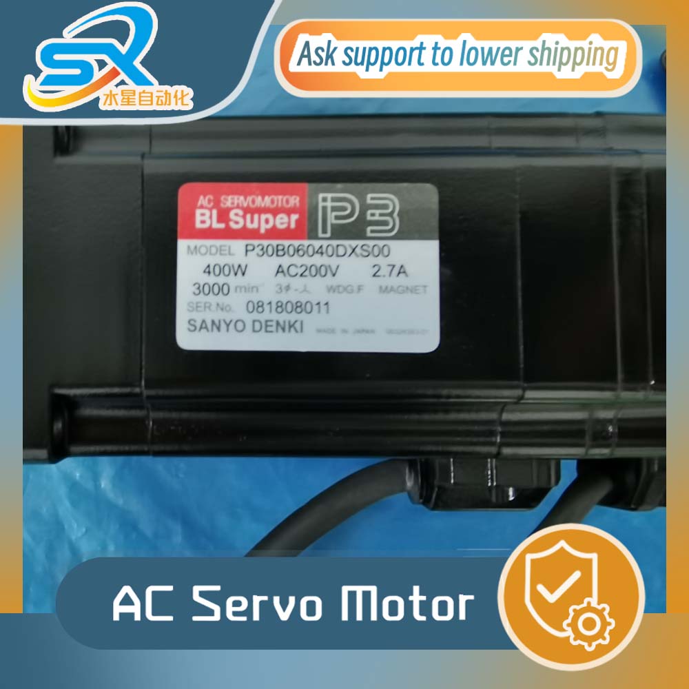 Servo Motor - SANYO DENKI เซอร์โวมอเตอร์ของแท้ 100% รุ่น P30B06040DXS00