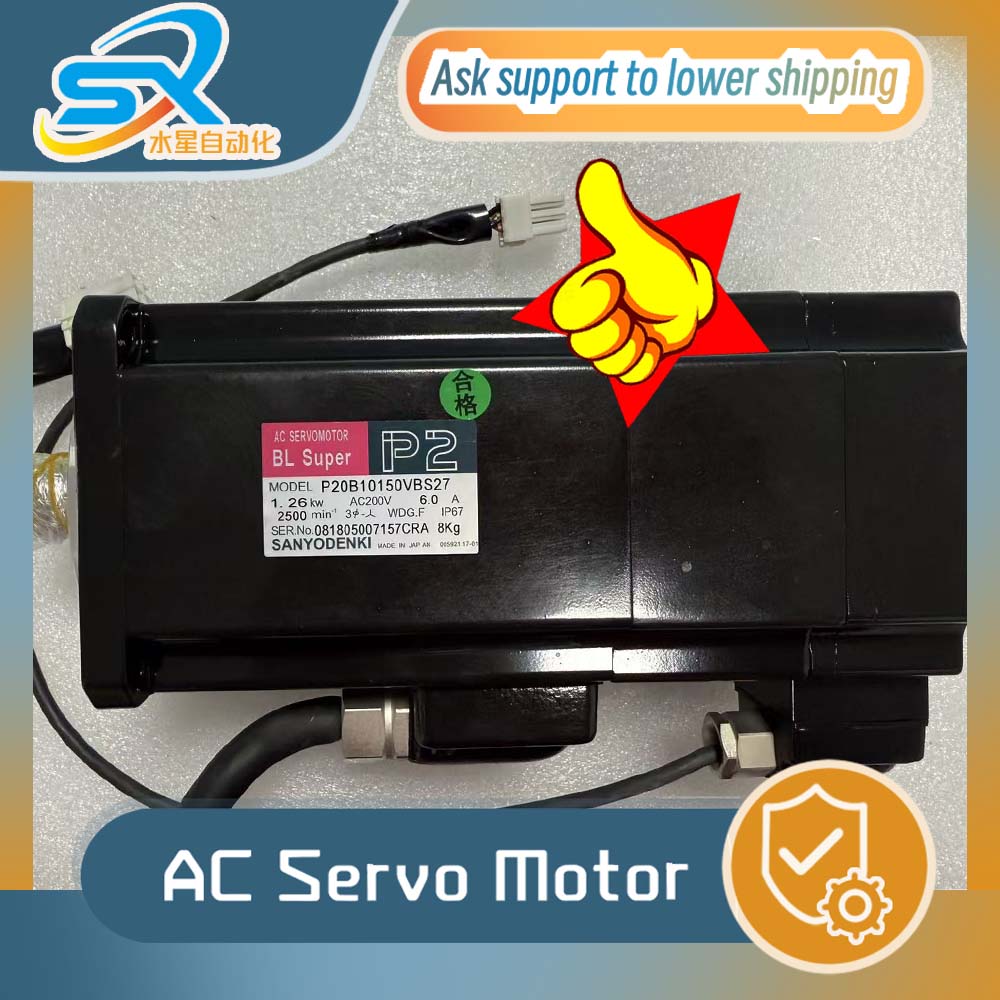 Servo Motor - ทดสอบ 100% ผ่านการตรวจสอบแล้ว SANYO DENKI P20B10150VBS27