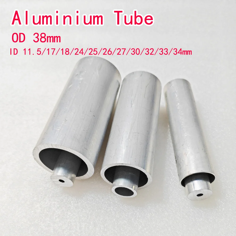 3018 Aluminium Cnc - 1 PC OD 38 มม.6061 อลูมิเนียมหลอดกลวงรอบท่ออลูมิเนียม