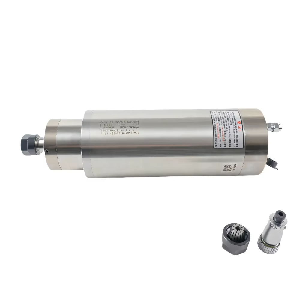 Spindle Motor - มอเตอร์แกนหมุนเครื่องจักรกล CNC GDK105-18Z/4.5 100 มม. 4.5