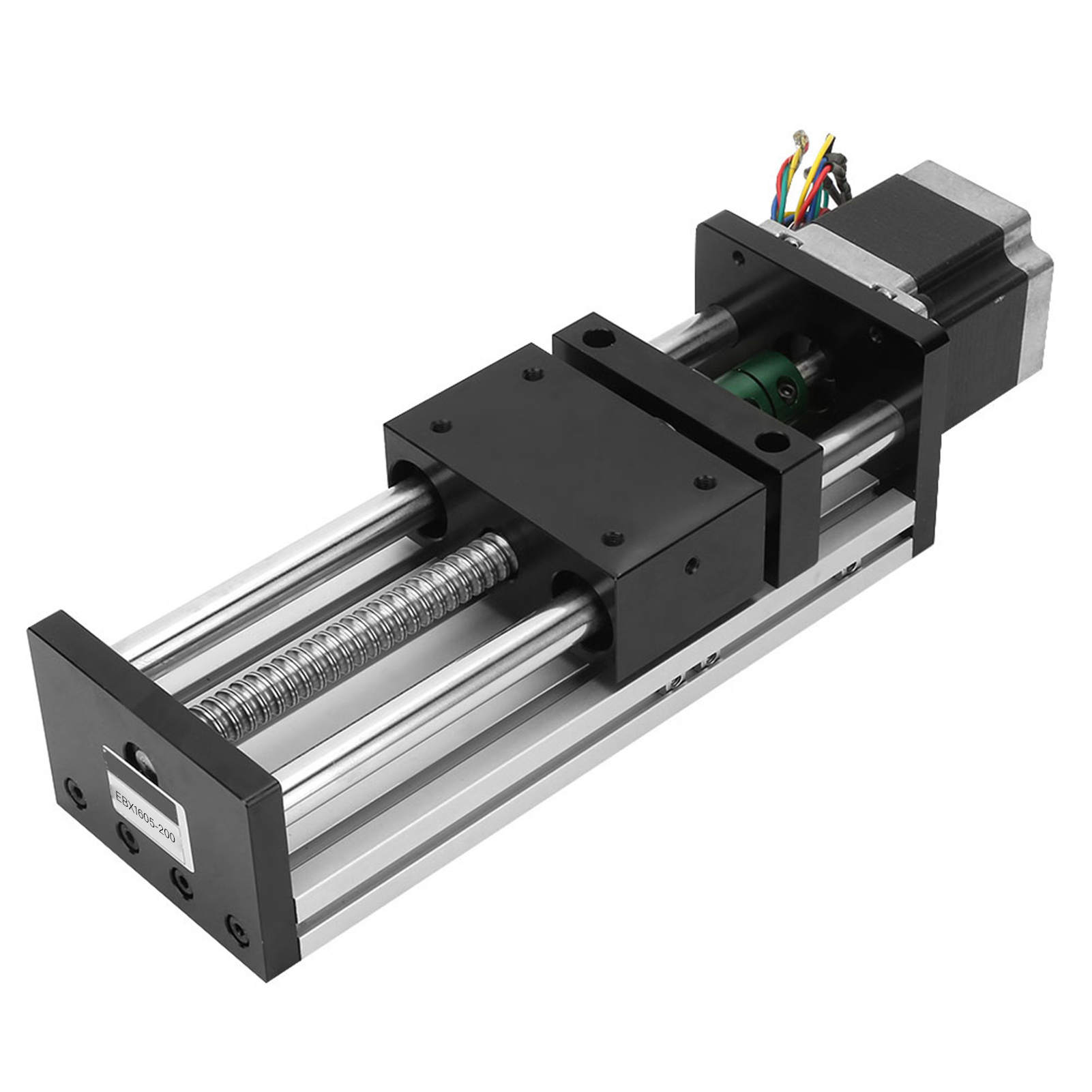 Linear Rail - รางเชิงเส้นบอลสกรูแบบเพลาคู่ ทำจากอะลูมิเนียมอัลลอย พร้อมมอเตอร์ 57 สำหรับอุตสาหกรรมระบบอัตโนมัติ ใช้ในงานเคลื่อนที่เชิงเส้นแบบไป-กลับ