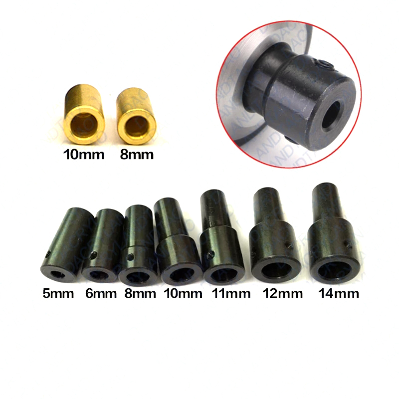 Coupling 8Mm - B16 เจาะ Chuck ก้านเชื่อมต่อแขนทองแดงเหล็ก TAPER Coupling