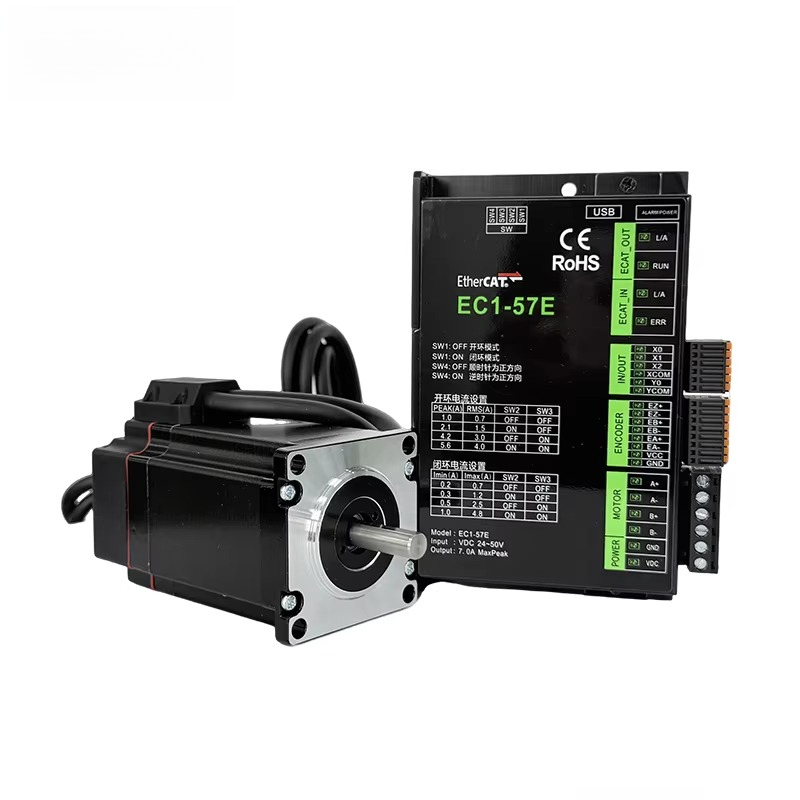 Nema23 Stepper - 1.2/1.9/2.1/3N.m มอเตอร์สเต็ปเปอร์แบบไฮบริด ระบบควบคุมแบบวงปิด 4A NEMA23 57