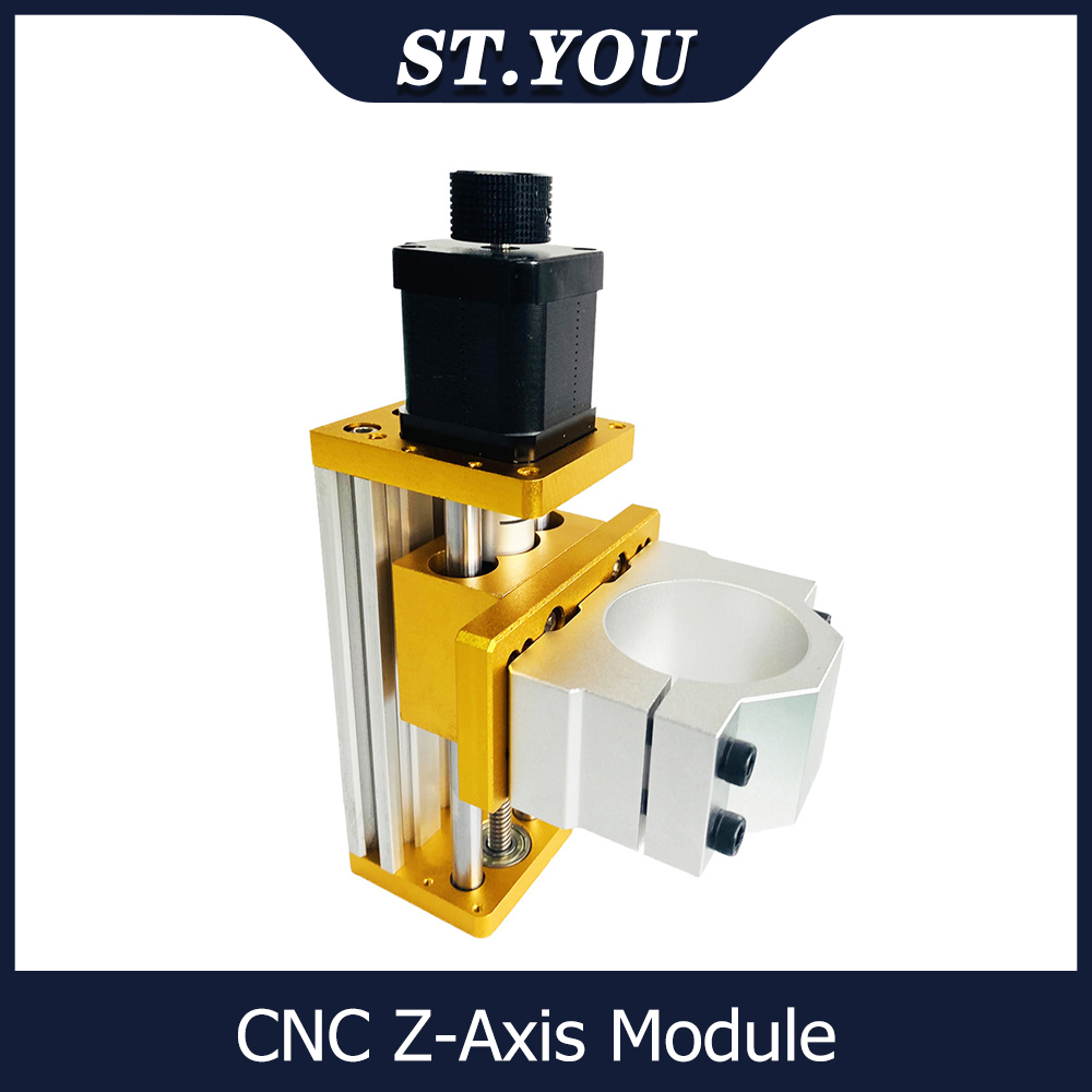3018 Aluminium Cnc - โมดูลแกน Z สำหรับเครื่อง CNC โต๊ะเลื่อนอะลูมิเนียม รองรับแกนหมุน