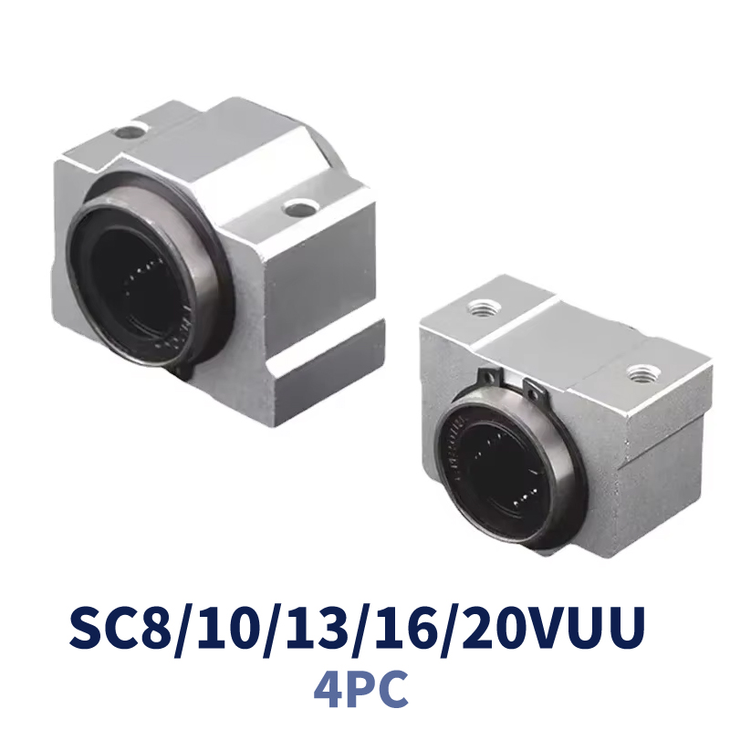 Linear Rod 8Mm - 4ชิ้น SC8VUU SC12VUU SC10VUU SC16VUU SC20VUU