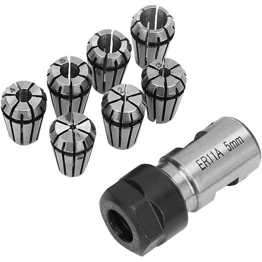 End Mill Set - ชุดหัวจับสปริง ER11A ขนาด 1-7 มม. จำนวน