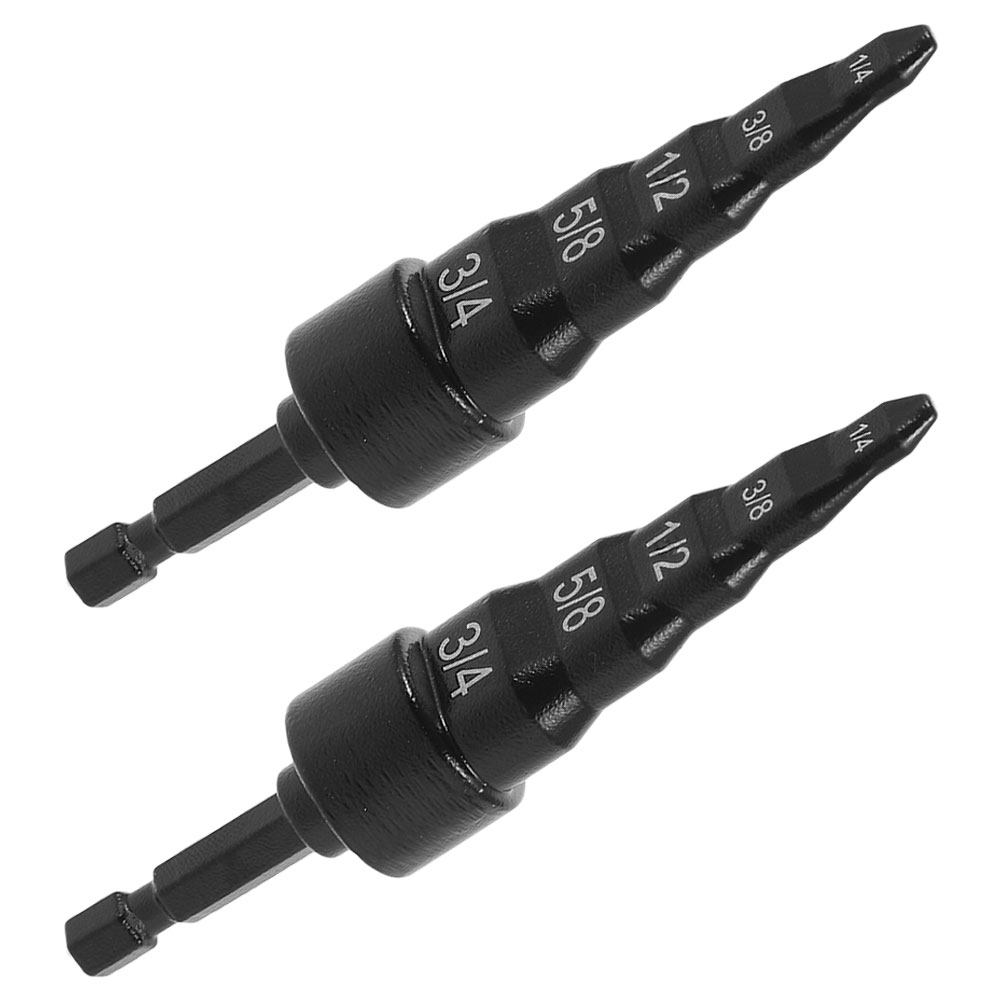 Drill Bit Set - ชุดเครื่องมือขยายท่อทองแดงแบบมือ 2 ชิ้น สำหรับซ่อม HVAC เครื่องปรับอากาศ