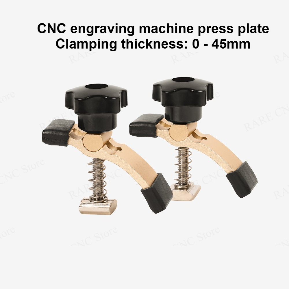 3018 Aluminium Cnc - ชุดอุปกรณ์ยึดจับแบบ T-Track 2 ชิ้น ทำจากอะลูมิเนียมอัลลอยด์ สำหรับเครื่อง