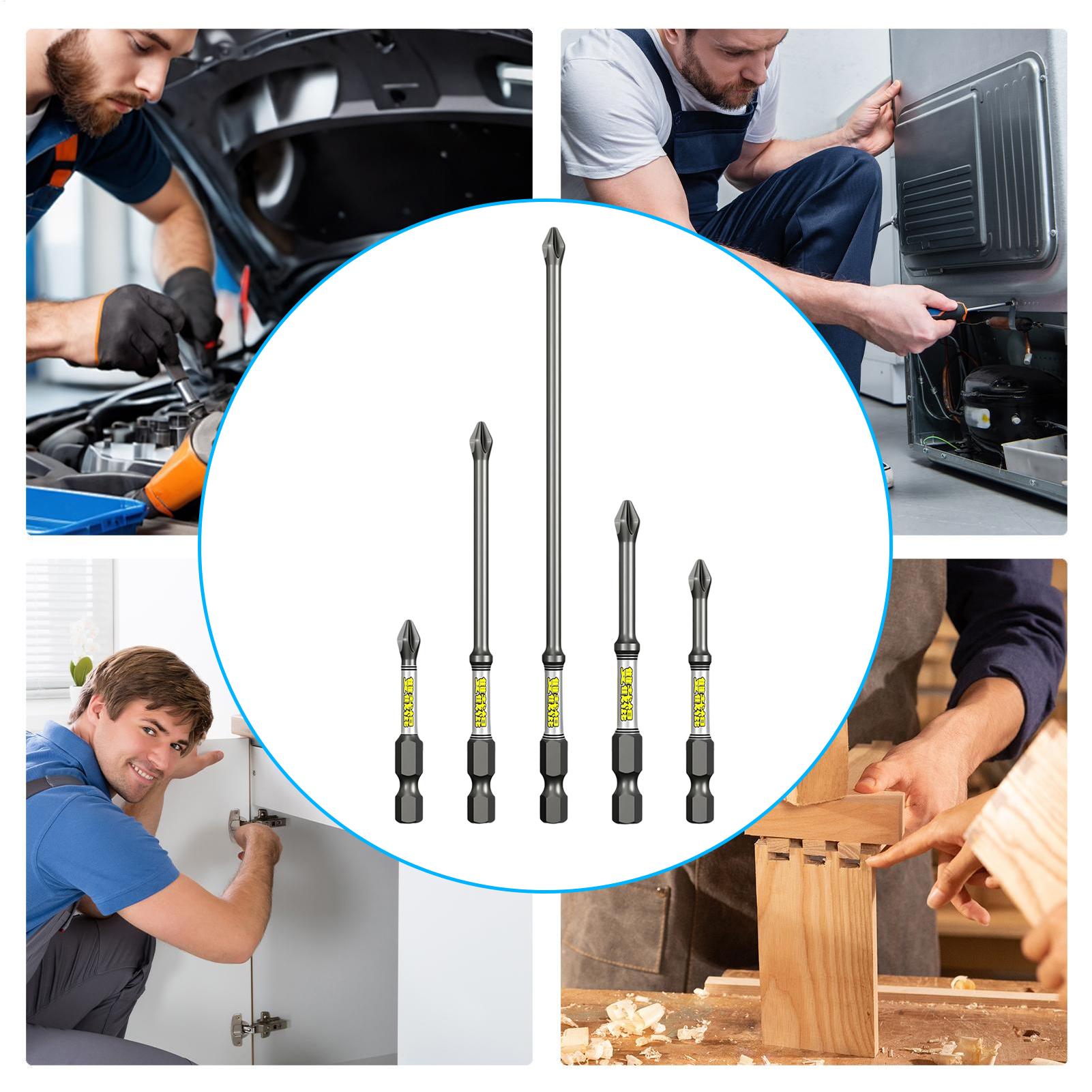 ชุดดอกไขควง 5 ชิ้น ชุดเครื่องม - Drill Bit Set บทวิจารณ์และราคา