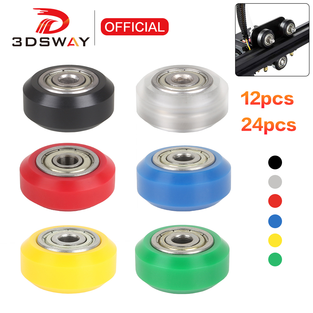 3DSWAY 12/24pcs POM ล้อ 625ZZ  - V Slot Wheel บทวิจารณ์และราคา