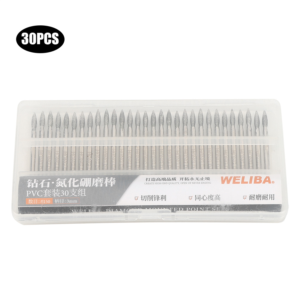 ดอกเจียรเพชร 30 ชิ้น ขนาด 150  - Cnc Bits บทวิจารณ์และราคา
