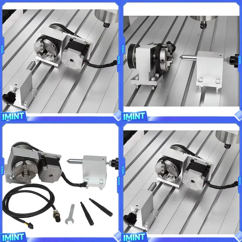 เครื่องแกะสลัก CNC แบบ 4 แกน ร - Nema23 Stepper บทวิจารณ์และราคา