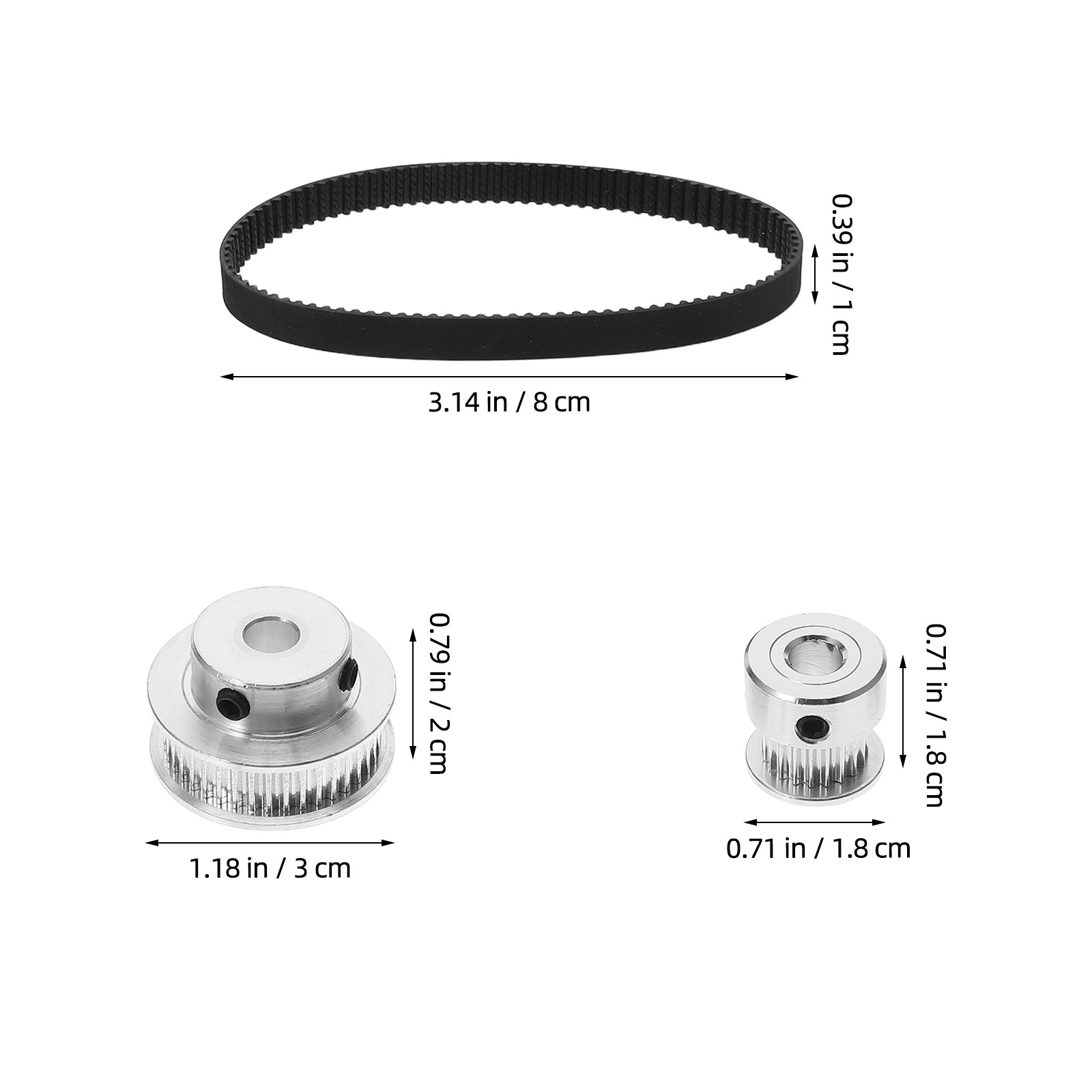 ชุดพูลเลย์สายพานไทม์มิ่ง GT2 พ - Gt2 Belt บทวิจารณ์และราคา