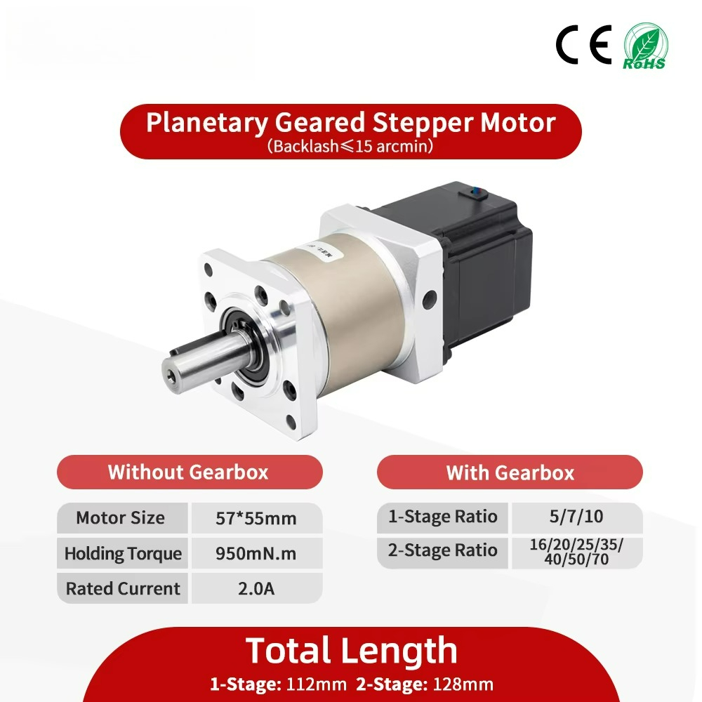 มอเตอร์สเต็ปเปอร์แบบไฮบริดพร้อ - Nema23 Stepper บทวิจารณ์และราคา