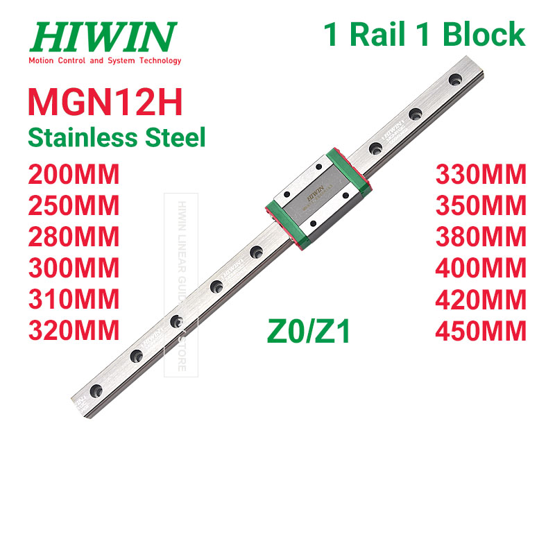 HIWIN MGN12H Z1 Z0 HIWIN MGN12 - Lm8Uu Bearing บทวิจารณ์และราคา