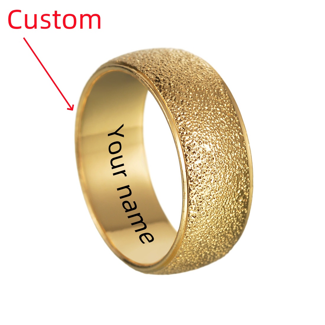 แหวนทองแดงแฟชั่นสลักลายตามสั่ง - Coupling 8Mm บทวิจารณ์และราคา