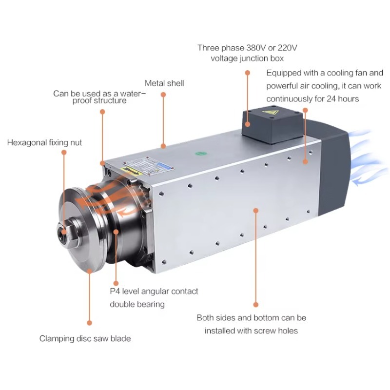 เครื่องมือกลึงความเร็วสูงแบบระ - Spindle Motor บทวิจารณ์และราคา