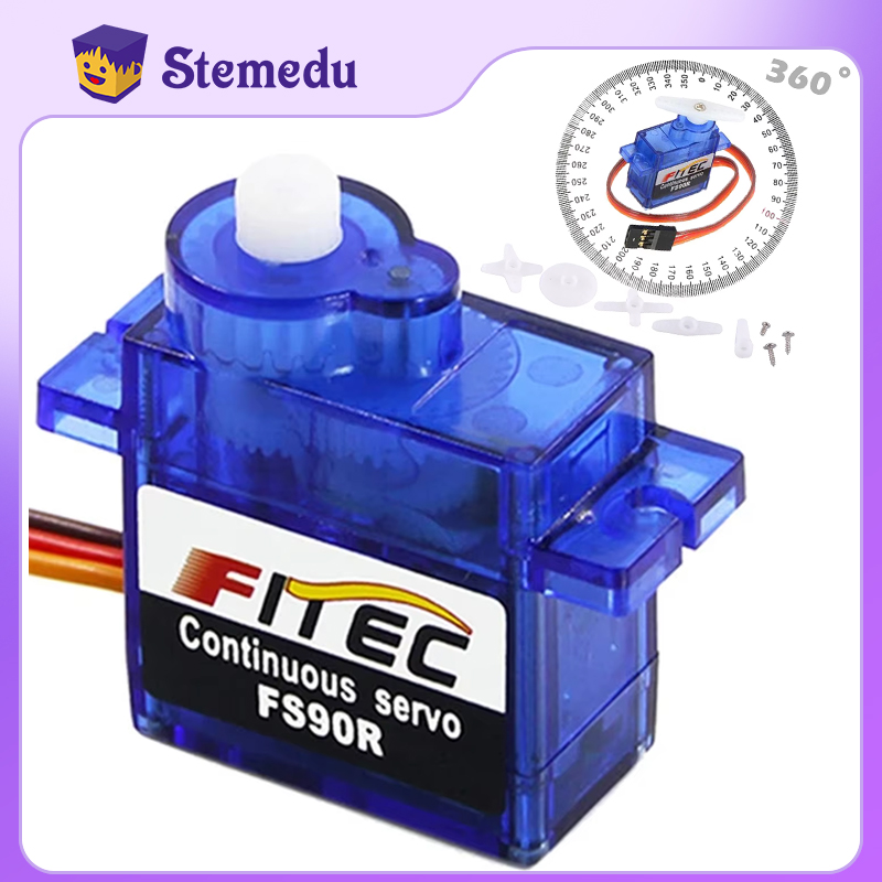 Feetech Mini FS90R Micro Servo - Servo 9G บทวิจารณ์และราคา