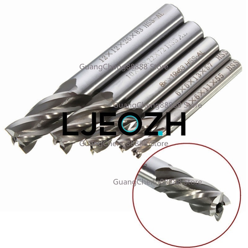 ดอกกัดเหล็ก 4 ใบมีด ยี่ห้อ Sou - End Mill Set บทวิจารณ์และราคา