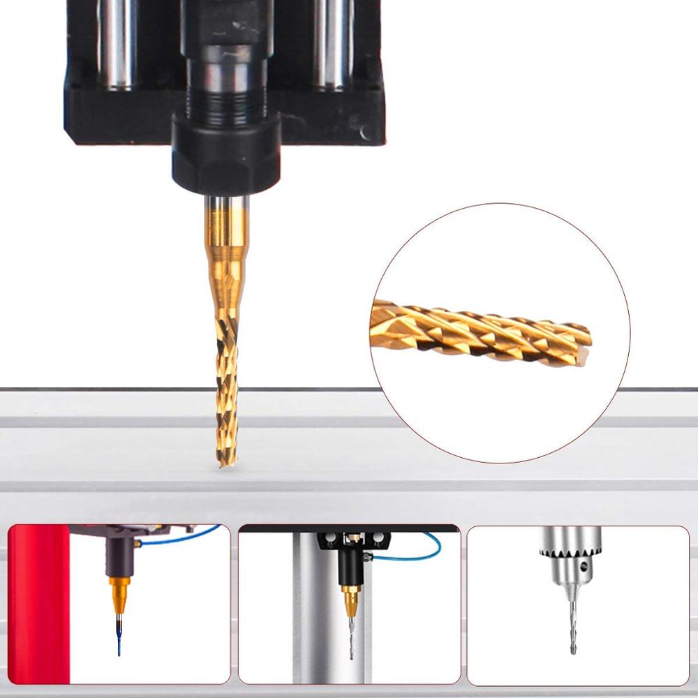 Twotrees End Mill แกะสลัก Bits - End Mill Set บทวิจารณ์และราคา