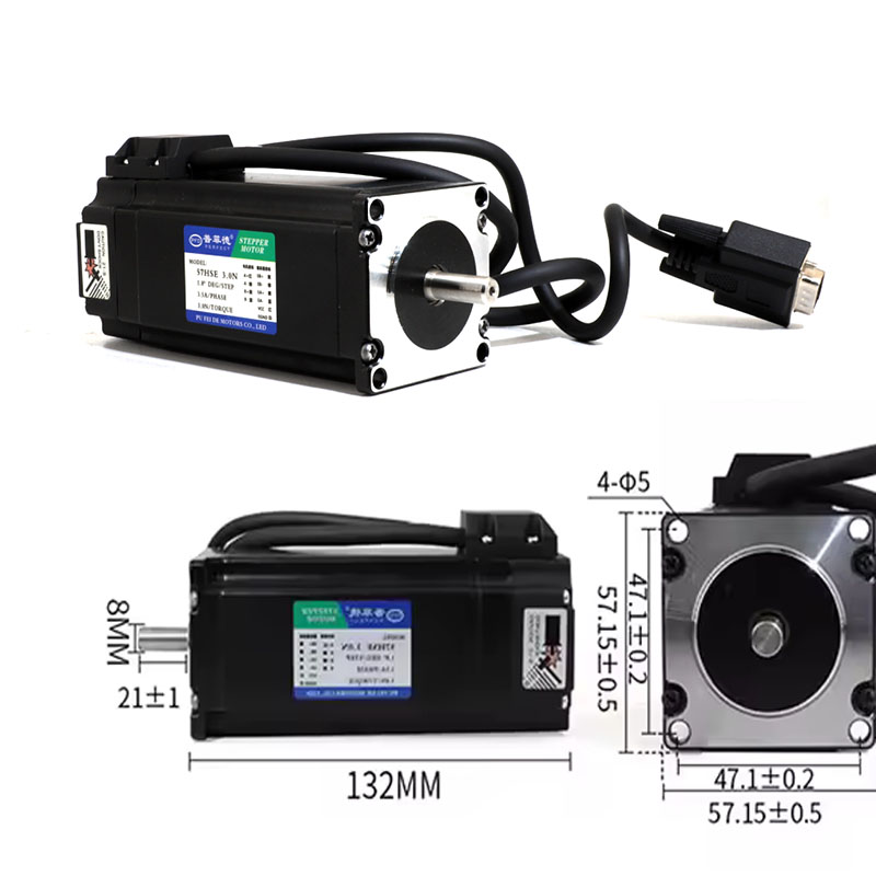 มอเตอร์สเต็ปเปอร์แบบวงปิด 4 แก - Nema23 Stepper บทวิจารณ์และราคา