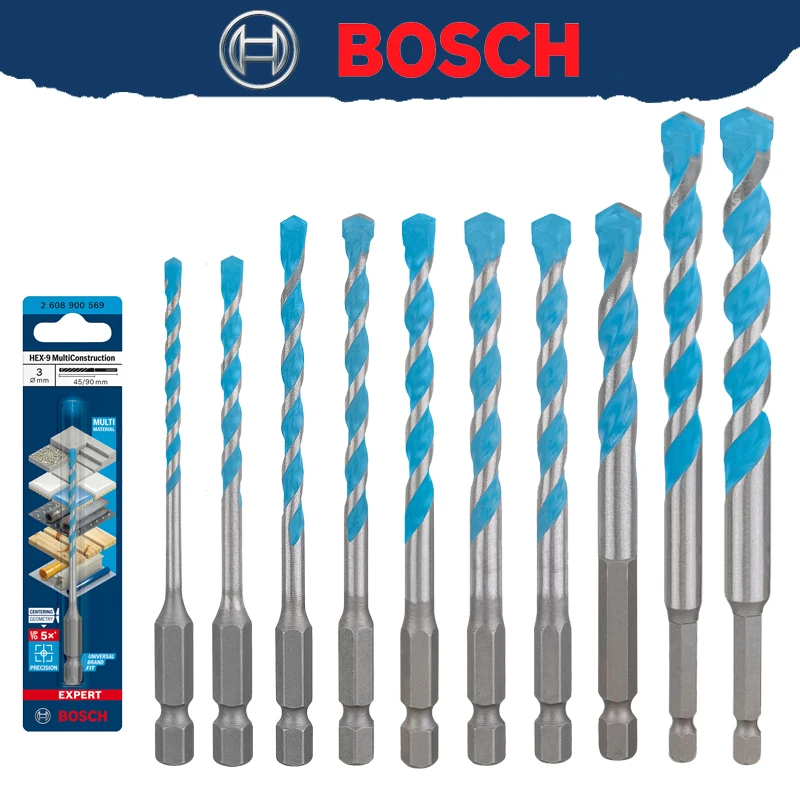 BOSCH EXPERT HEX-9 ดอกสว่านเจา - Drill Bit Set บทวิจารณ์และราคา