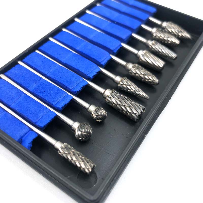 ชุดหัวกรอทังสเตนคาร์ไบด์10ชิ้น - Carbide End Mill บทวิจารณ์และราคา