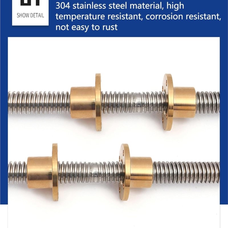 T8 สกรูตะกั่วขวา-ซ้ายด้าย 2 มม - Lead Screw 8Mm บทวิจารณ์และราคา