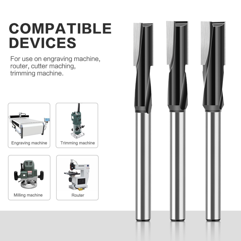 ดอกกัดตรงขนาด 12 มม. แบบสองคมต - Cnc Bits บทวิจารณ์และราคา