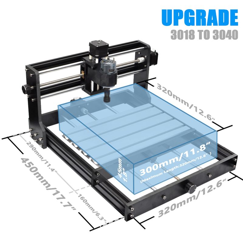 ชุดอัพเกรด DT15 4x CNC 3018 Pr - 3018 Cnc บทวิจารณ์และราคา
