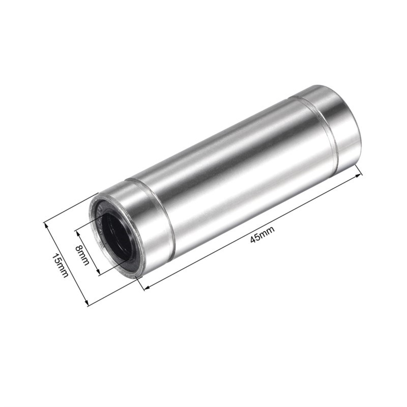 2 ชิ้น/ล็อต Linear แบริ่ง LM6L - Lm8Uu Bearing บทวิจารณ์และราคา