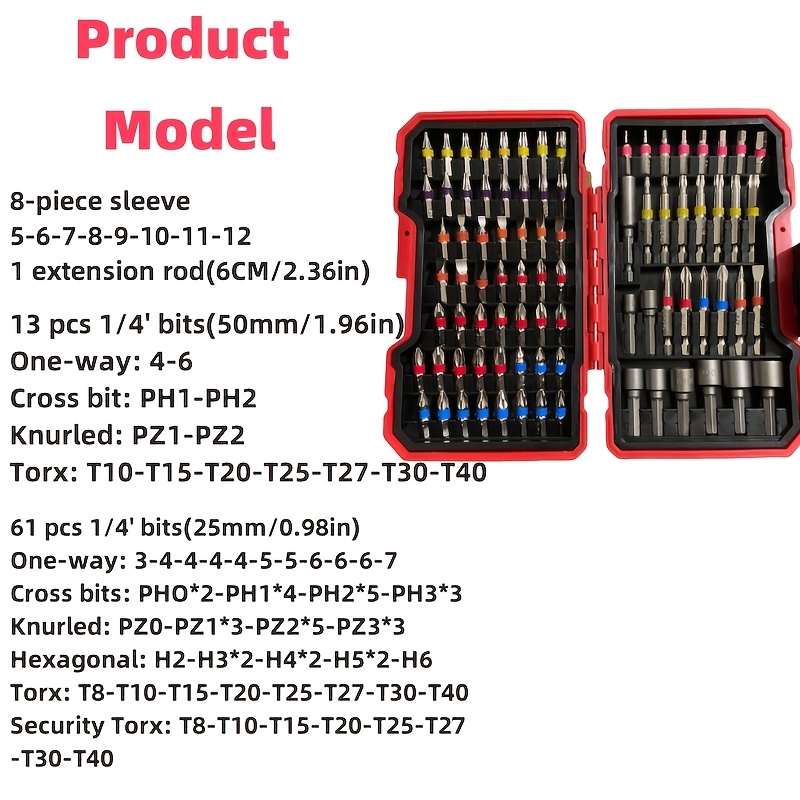 ชุดดอกไขควง 83 ชิ้น ชุดดอกสว่า - Drill Bit Set บทวิจารณ์และราคา